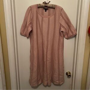 Lane Bryant Blush Knit Midi Dress Size 18/20